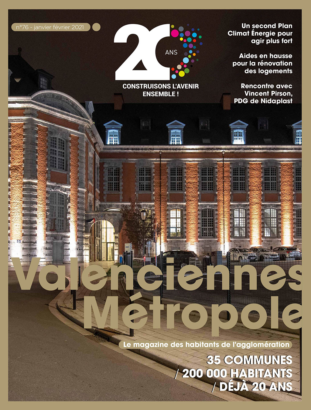 Le dernier magazine de Valenciennes Métropole est en ligne !