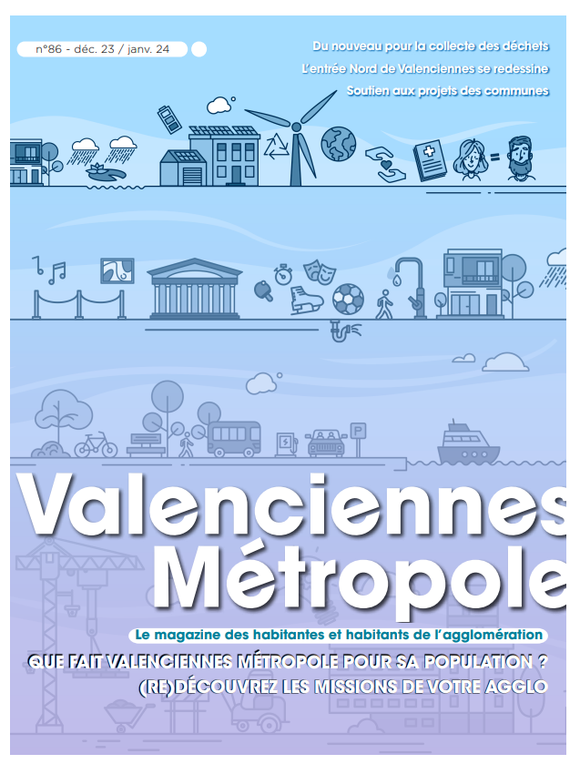 Le dernier magazine de Valenciennes Métropole est en ligne !