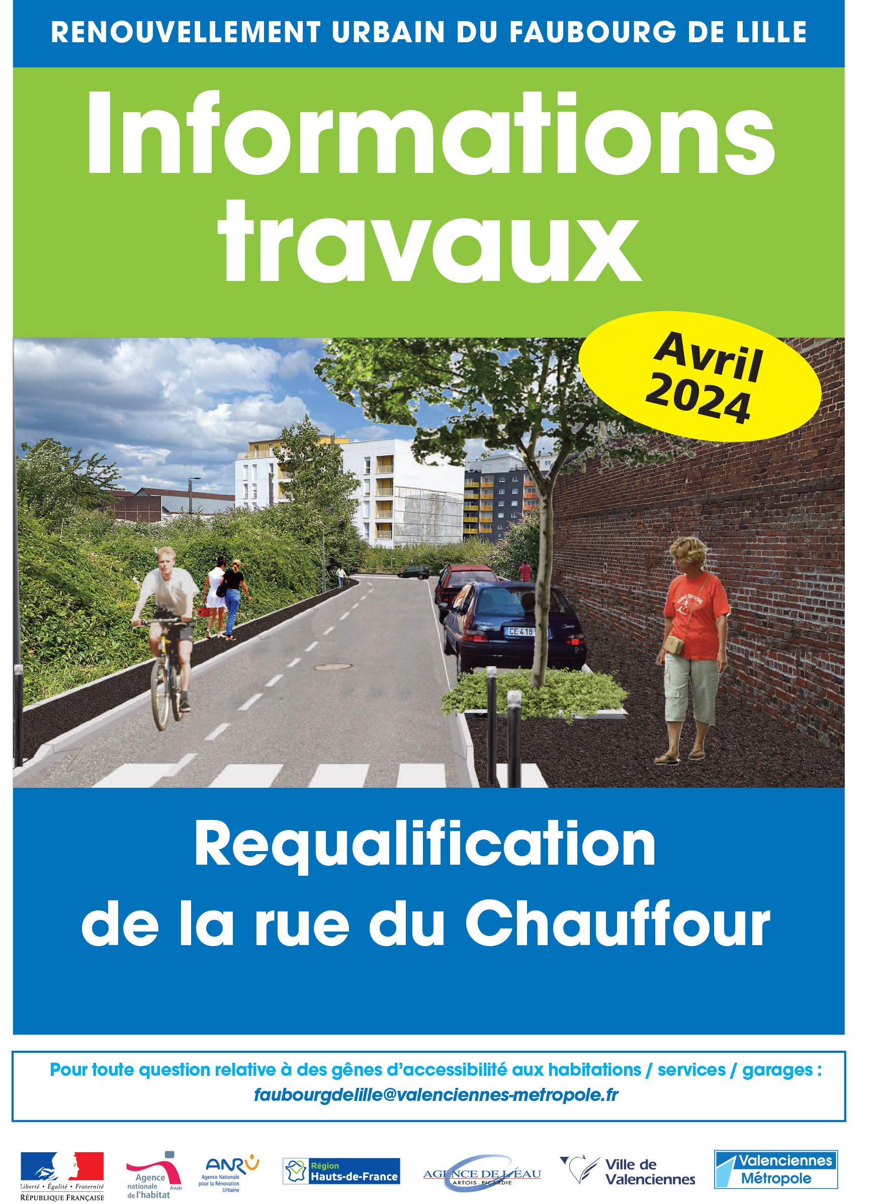 Infos travaux : Requalification de la rue du Chauffour