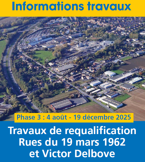Travaux de requalification Rues du 19 mars 1962 et Victor Delbove à Marly : Phase 3