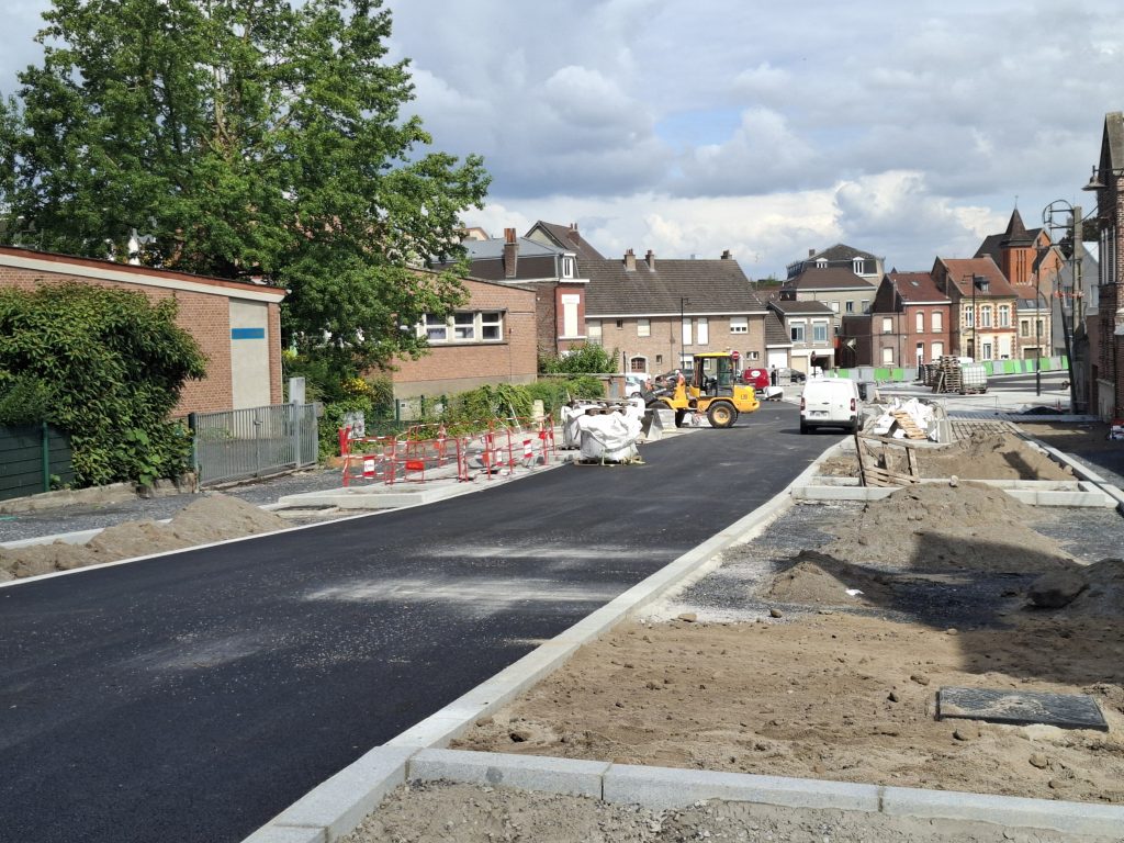 Rue Jean Bonmarché Etat d’avancement des travaux – juillet 2025