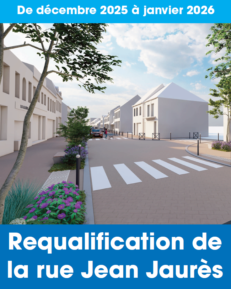 Requalification de la rue Jean Jaurès à Fresnes-sur-Escaut : Travaux de décembre 2025 à janvier 2026
