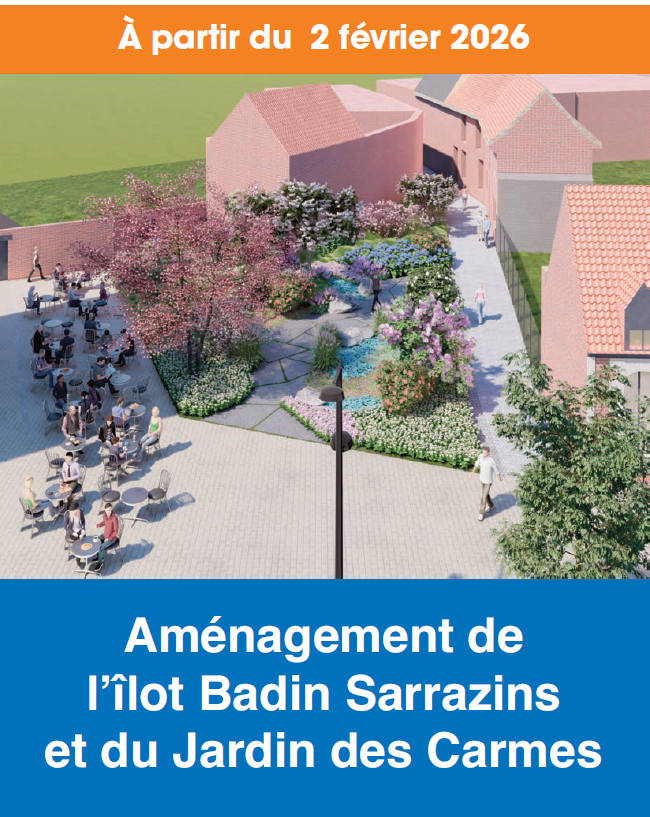 Aménagement de l’îlot Badin Sarrazins et du Jardin des Carmes