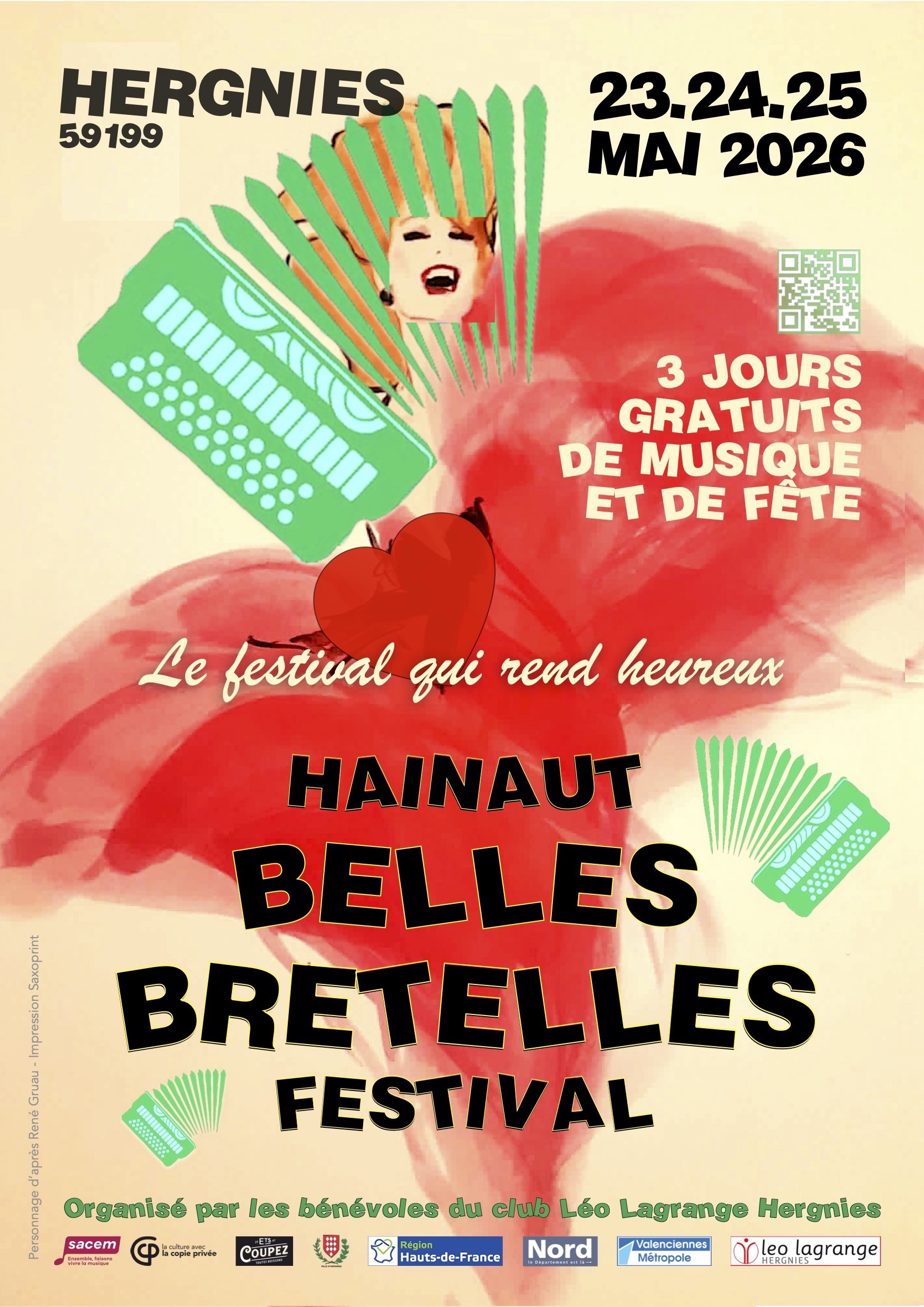 Le Hainaut Belles Bretelles Festival est de retour les 23,24 et 25 mai !