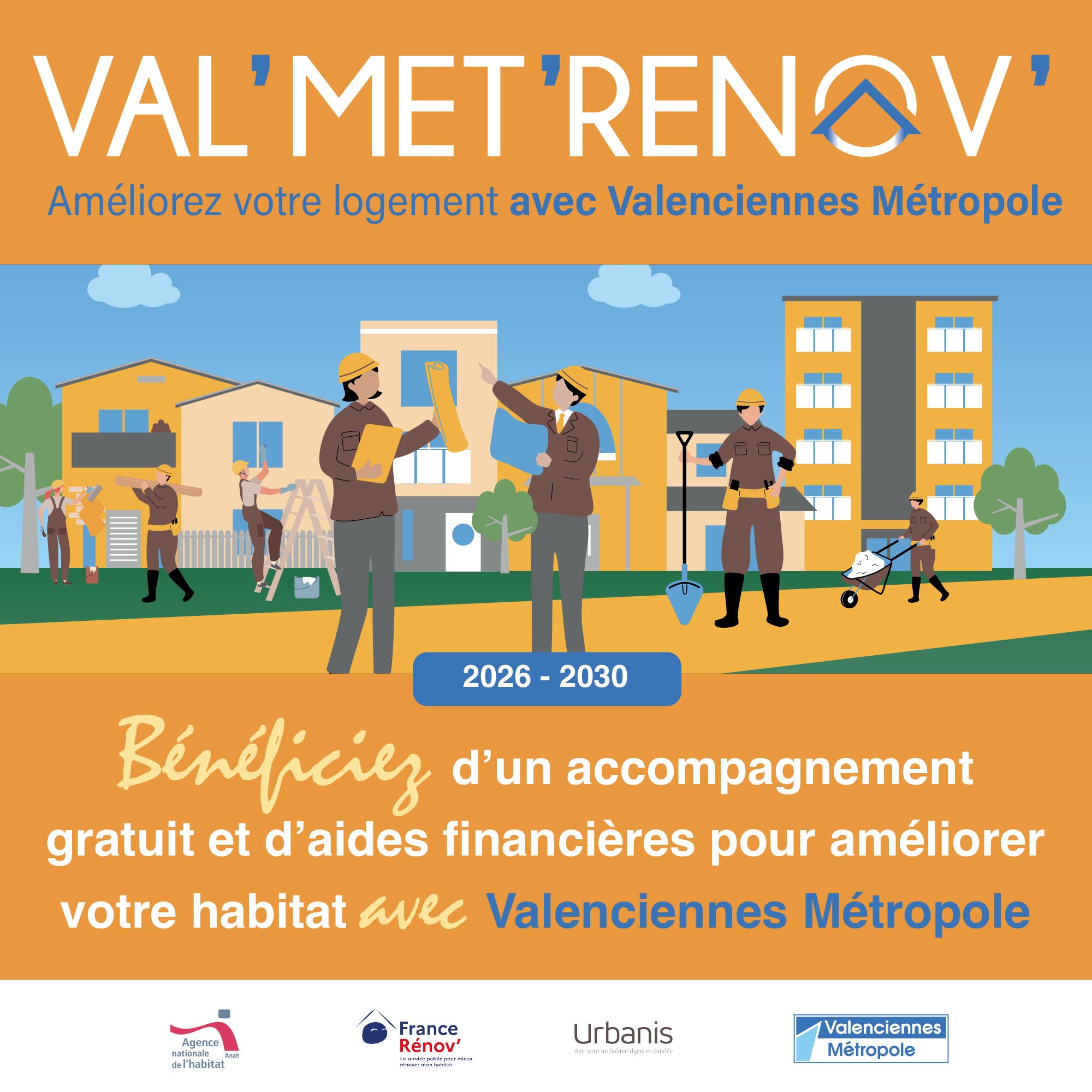 Améliorez votre logement grâce au nouveau dispositif de Valenciennes Métropole
