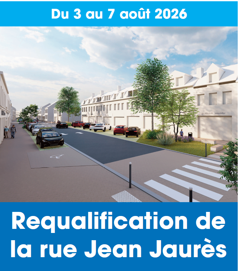 Requalification de la rue Jean Jaurès à Fresnes-sur-Escaut : Planning travaux août 2026
