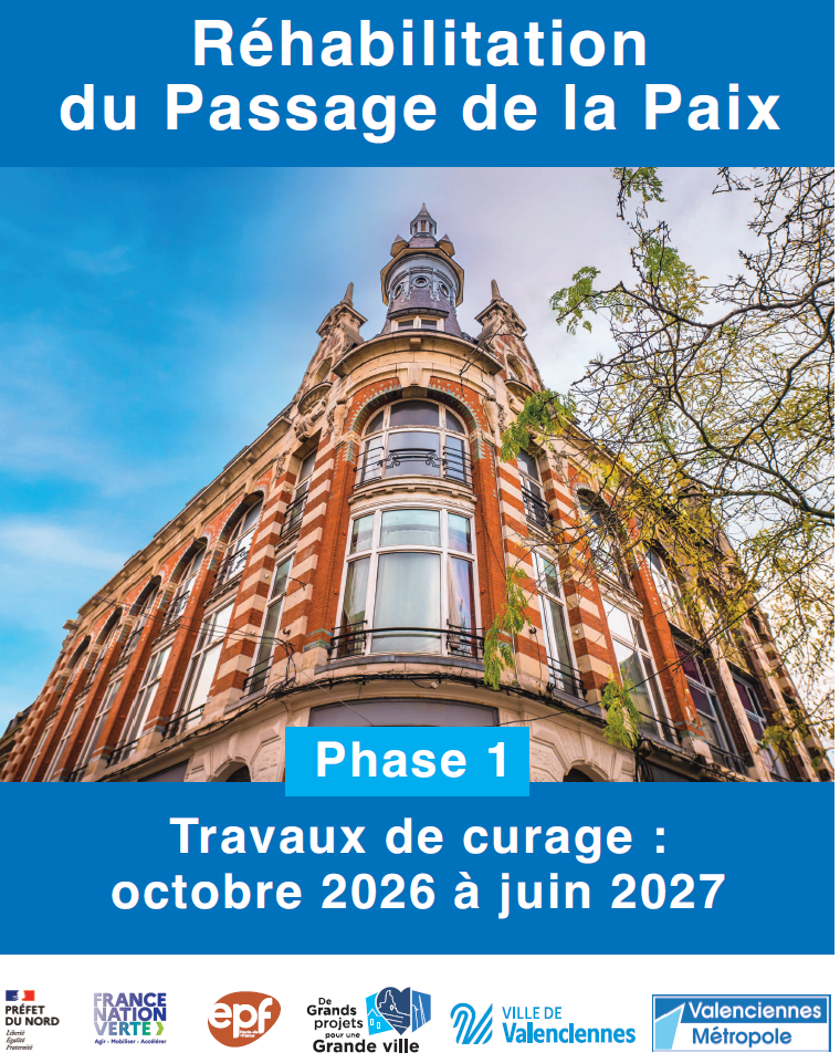 Info travaux : réhabilitation du Passage de la Paix