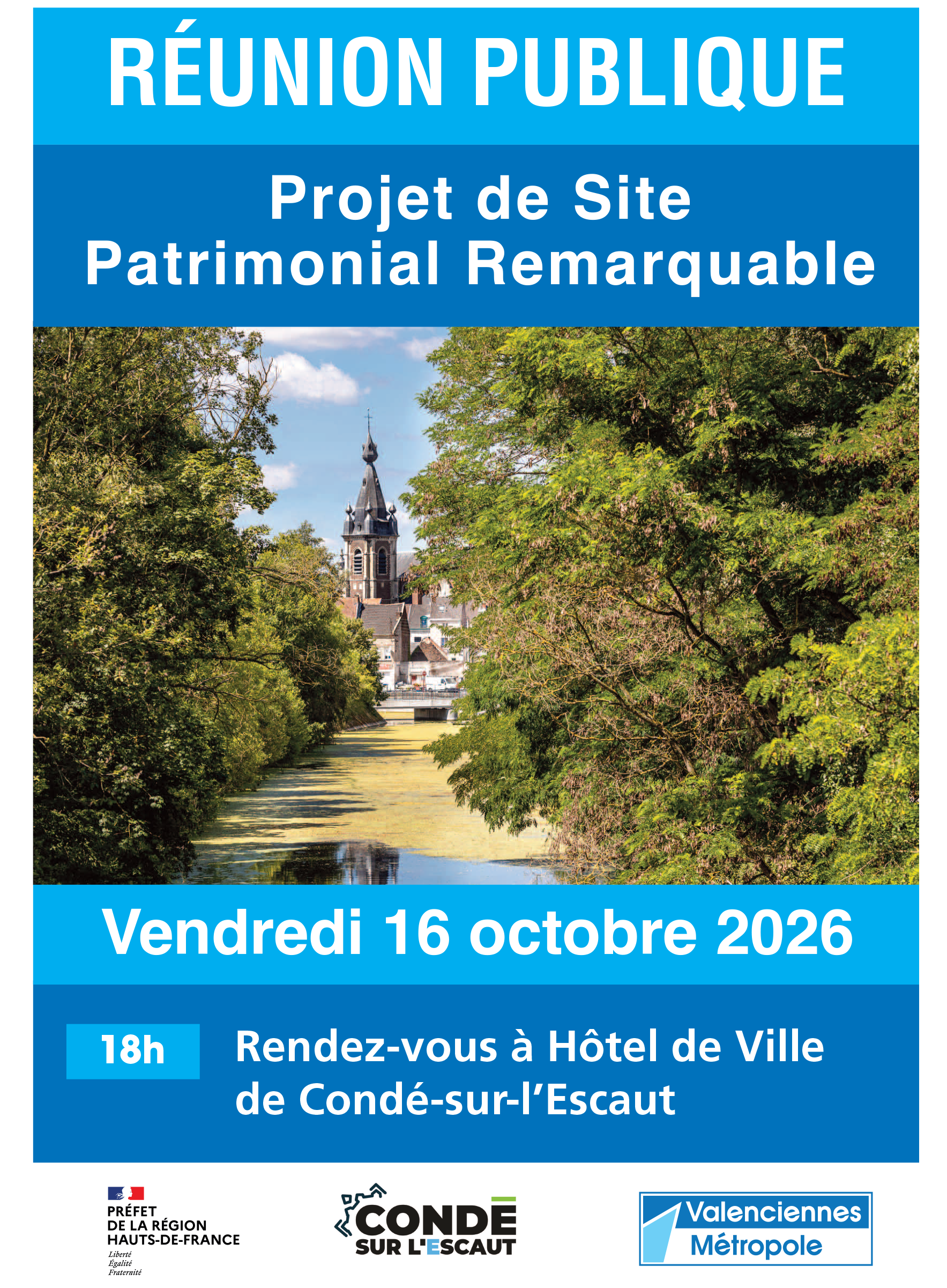 Projet de création d’un Site Patrimonial Remarquable (SPR) à Condé-sur-l’Escaut